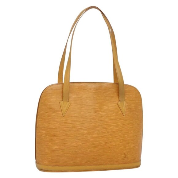 LOUIS VUITTON Epi Lussac Shoulder Bag Yellow M52289 LV Auth BA4449 - Picture 1 of 16